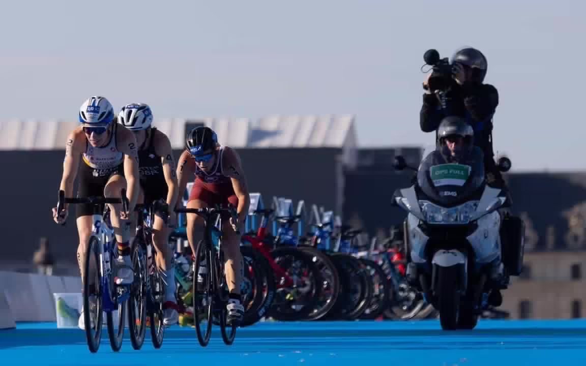 Marti Kropko biking with world class names