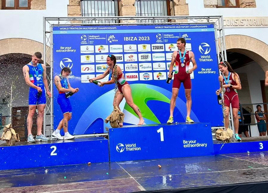 Me at the podium as a World Champ